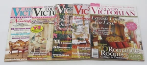 COUNTRY VICTORIAN DECORATING & LIFESTYLE Magazine lot of 5 Issues 1993-2009 - Picture 1 of 6
