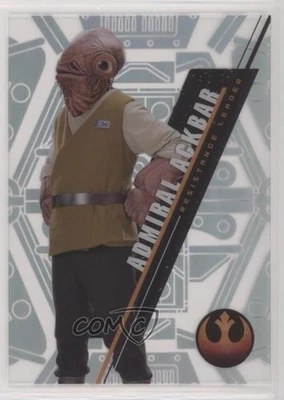2016 Topps Star Wars High Tek Form 2 Pattern 1 Admiral Ackbar #SW-108 2k3 - Image 1 of 3