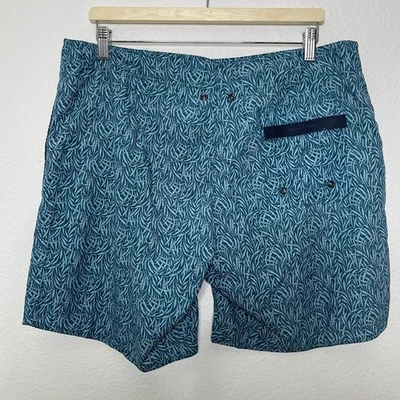 Zachary Prell Swim Trunks 36x7 XXL Shorts Back Pocket Zip Closure Built-in Brief - Image 1 of 4