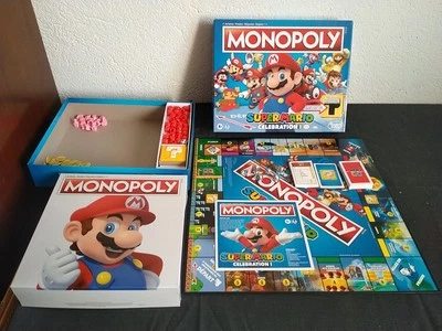 JEU DE SOCIETE " MONOPOLY SUPER MARIO CELEBRATION ! " NINTENDO HASBRO COMPLET - Photo 1/4