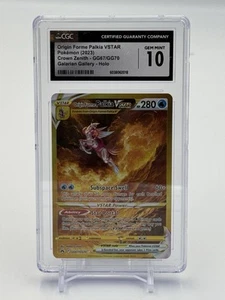 Pokemon Origin Forme Palkia VSTAR Secret GG67/GG70 Crown Zenith GEM MINT CGC 10 - Picture 1 of 2