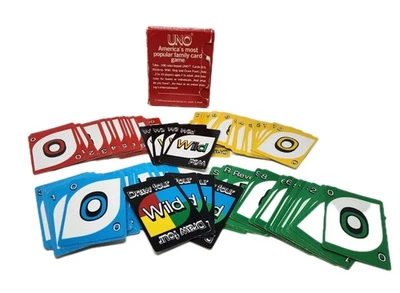UNO Vintage 1979 Card Game by International Games Inc. Complete 108 Deck Set - Image 1 of 4