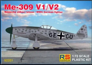 Modelos RS 1/72 MESSERSCHMITT Me-309 V1/V2 Proyecto de Caza Alemán Segunda Guerra Mundial - Imagen 1 de 2