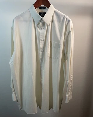 Camisa Stafford 19 36/37 Amarillo Claro Cuello Cómodo Sin Arrugas Foto 1 de 4