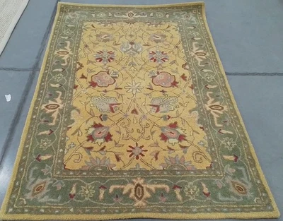 GOLD 4'-0" x 6'-0" Back Stain Rug, Reduced Price 1172786172 AT21C-4 - Image 1 of 4