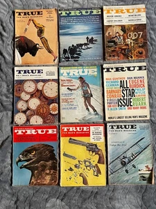 True The Man's Magazine Lot of 9 1957-1973 Vintage Magazines - Picture 1 of 24