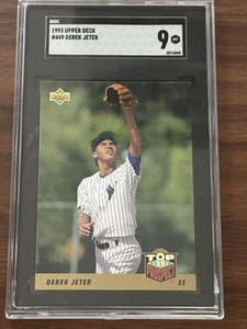 1993 Upper Deck #449 Derek Jeter SGC 9 - Picture 1 of 2