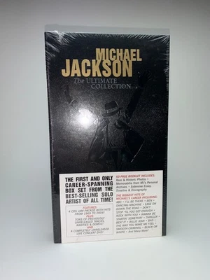 MICHAEL JACKSON ULTIMATE COLLECTION COLLECTOR'S DVD SET BLACK *NEW SEALED* - Image 1 of 4