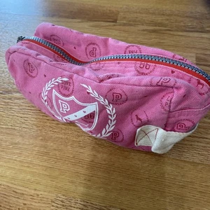✨ VINTAGE VICTORIA'S SECRET PINK SCHMINKTASCHE KOSMETIKTASCHE PENCIL BAG REISE - Bild 1 von 4