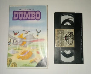 DUMBO Walt Disney Classic Black Diamond Label VHS Cassette & Case 1985 Pink - Picture 1 of 4