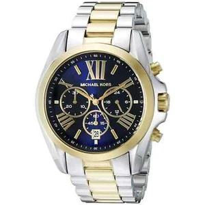 Michael Kors Original MK5976 Women's Bradshaw Two Tone Chronograph Watch - Picture 1 of 6