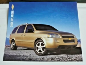 2005 UPLANDER PREVIEW SPEC SHEET CHEVY INFORMATION CENTER 1 PAGE - Picture 1 of 1