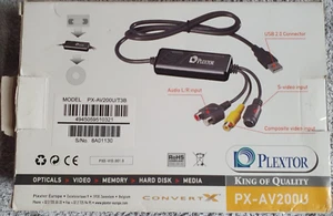 Plextor ConvertX PX-AV200U Digital Video Konverter Video Digital CD/DVD/VCR - Bild 1 von 4
