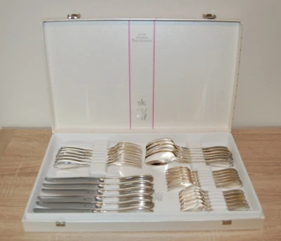 WMF Besteckset 30 teilig Englische Rose - versilbert 90er Silber - Bild 1 von 4