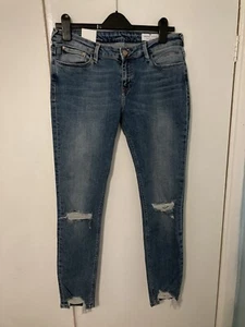 Cross (Adriana) Womans Super Skinny Distressed Stretch Jeans 31X32 Low Rise - Picture 1 of 7