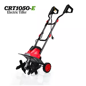 Crytec 1050W Electric 10M Cable Tiller Garden Soil Cultivator Rotavator 4 Blades - Picture 1 of 5