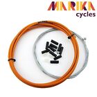 MARIKA MTB Bike Bicycle Front & Rear Set Inner Outer Gear Cable Kit Set ORANGE
