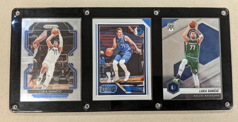 LUKA DONCIC 3 CARD PLAQUE DALLAS MAVERICKS Cover