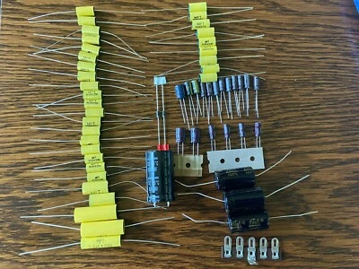 Seeburg SHFA1 Jukebox Amplifier REBUILD KIT New Capacitors Recap Instructions - Image 1 of 4