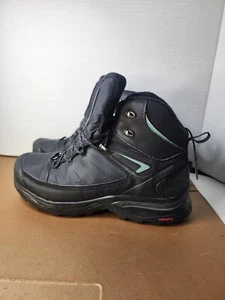 Salomon Women's X Ultra Mid Winter CS Waterproof Hiking Boot - Black - Size 7.5 - Picture 1 of 10