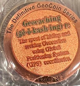 Geocoin Series Coin 3 of 3 GEOCACHING NEW - Picture 1 of 1