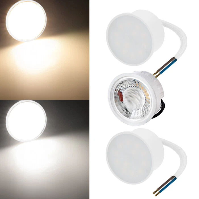 LED Leuchtmittel Modul Spot flach tiefe 24mm für Einbaustrahler Set dimmbar 230V - Bild 1 von 1