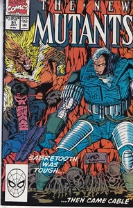 MARVEL COMICS THE NEW MUTANTS VOL. 1 #91 JULY 1990 FAST P&P SAME DAY DISPATCH - Picture 1 of 1