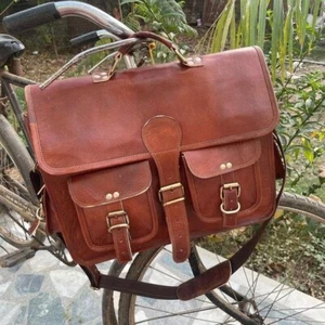 Genuine Leather Shoulder Bag Men, Genuine Leather Messenger Bag, Satchel Handbag - Picture 1 of 9