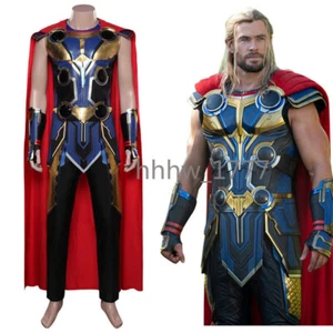 Thor: Amor y Trueno Thor Cosplay Disfraz Trajes Halloween Carnaval Traje Conjunto - Imagen 1 de 14