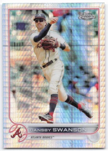 2022 Topps Chrome Prism Refractor Dansby Swanson - Picture 1 of 2