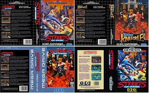 - Street Of Rage Mega Drive Genesis PAL NTSC Ersatzbox nur Kunst - Bild 1 von 6