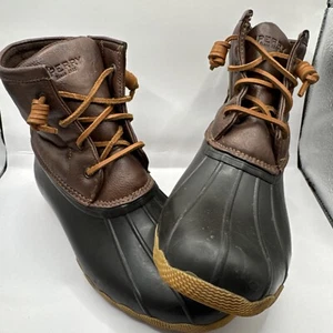 Sperry Saltwater Duck Boots Girls Size 6M - Picture 1 of 7