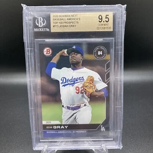 2020 Bowman Next Topps Baseball America's 100 Prospects Josiah Gray #T15 BGS 9.5 - Picture 1 of 12