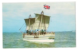 DISCOVERY II SCHIFF Replik englische Siedlung Jamestown Virginia Postkarte VA - Bild 1 von 2