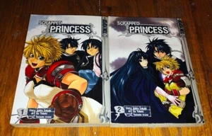 Scrappd Princess Volumen 1 y 2 Ichiro Sakaki Manga Inglés Tokyopop Fuera de imprenta - Imagen 1 de 1