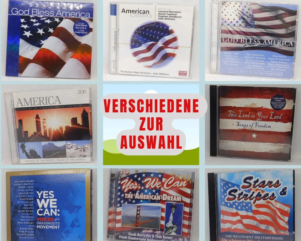 Musik CD Amerikanische Sampler American Classic Songs Verschiedene zur Auswahl - Bild 1 von 1