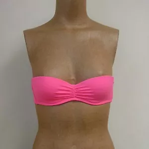 32A VICTORIA`S SECRET VS Flirt Push Up Bandeau Bikini Top Neon - Picture 1 of 2