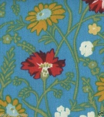 Heidi Graphic Flowers Quilt Fabric - 5/8 Yard Piece - Image 1 of 4