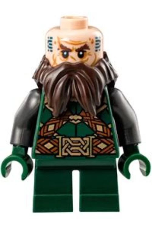 NEW Genuine LEGO Hobbit/LOTR Dwalin the Dwarf - No Cape Minifig LOR095 79018 - Image 1 of 1