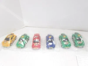 TOY CLOSEOUT - SIX PACK OF 5" PLASTIC PUSH CARS- GREAT STOCKING STUFFERS- NEW - Picture 1 of 2