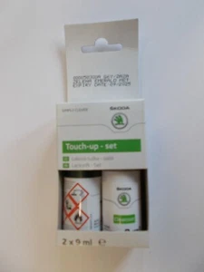 Original Skoda Lackstiftset Lackstift Set Emerald Grün metallic G6Y 2A2A - Bild 1 von 1