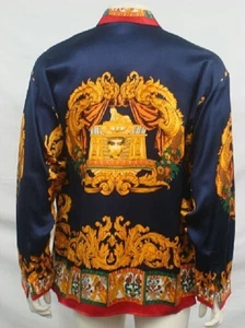 NEU MIT ETIKETT HERREN CREME DE SEIDE SEIDE HEMD STIL ÄGYPTEN PHARAO 5000 GRÖSSE MEDIUM - Bild 1 von 2