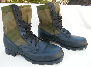 Rothco 8'' GI Type Military Jungle Boot, Black/Olive Drab  9W  READ - Picture 1 of 7