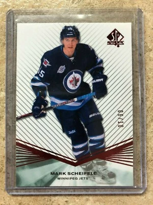 11-12 SPA SP Authentic Extended Rookie RC #R100 MARK SCHEIFELE Red Foil /10 - Image 1 of 2