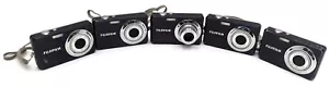 Lot of 5 Fujifilm FinePix J Series J38 12.2MP Digital Camera Black -Parts/Repair - Picture 1 of 14