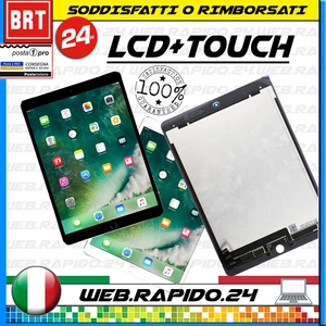 D502_DISPLAY LCD+TOUCH SCREEN APPLE IPAD PRO 9.7 A1673 A1674 A1675 NERO LEGGI! - Zdjęcie 1 z 1