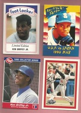 1991 Foot Locker Slam Fest! KEN GRIFFEY JR. #1  & 3 Ken Griffey JR. Old Cards