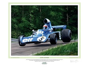 Flying Scotsman- Jackie Stewart- Tyrell Ford, Nurburgring German GP 1973 - Picture 1 of 4