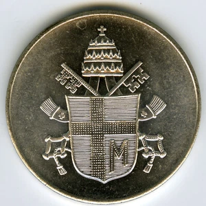 # SPAIN 1982 • MEDAL Ag ☆ POPE JOHN PAUL II • PAPAL VISIT ☆ JUAN PABLO II ☆C6680 - Bild 1 von 2