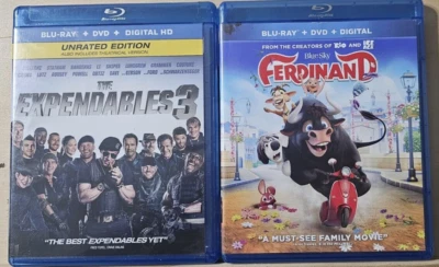 2 Pack Blu-Ray (Blu-Ray + DVD) Movies Ferdinand/The Expendables 3 - Image 1 of 2